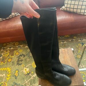 Black Knee-High Boots